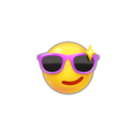 glasses emoji riches