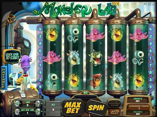 รูปแบบภายในเกม Monster Lab Evoplay