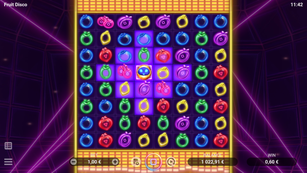 รูปแบบภายในเกม fruit disco